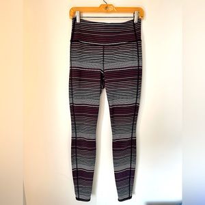 Athleta Women’s Stripe Leggings- Size Small
